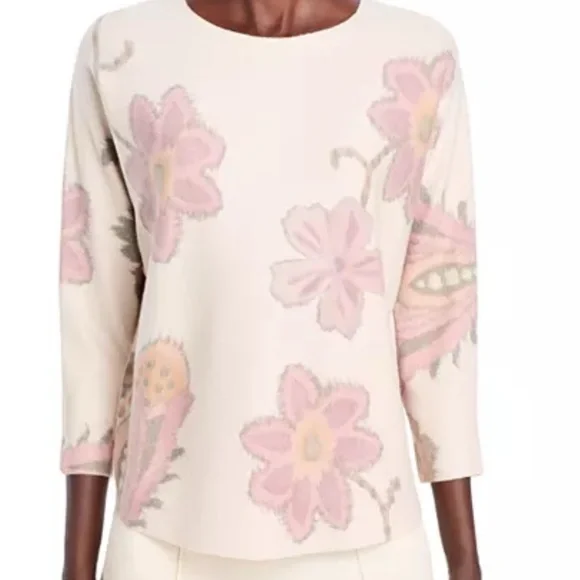 BNWT Sioni Crewneck Floral Sweater Medium $118 - Picture 2 of 12
